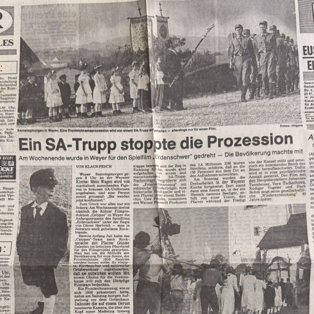 Ein SA-Trupp stoppte die Prozession
