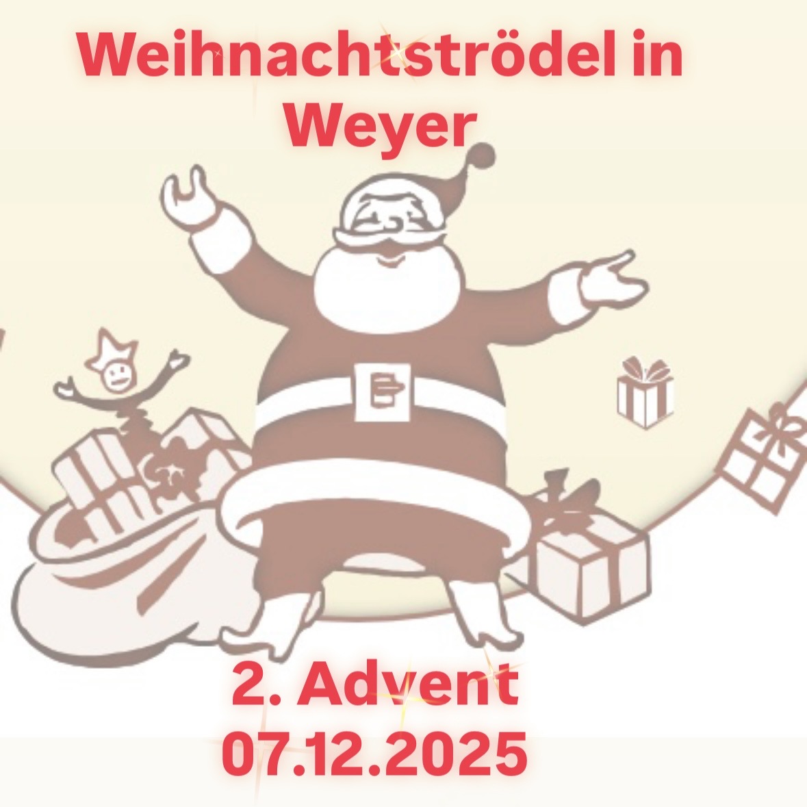 Einladung zum 4. Weihnachtströdel in Weyer