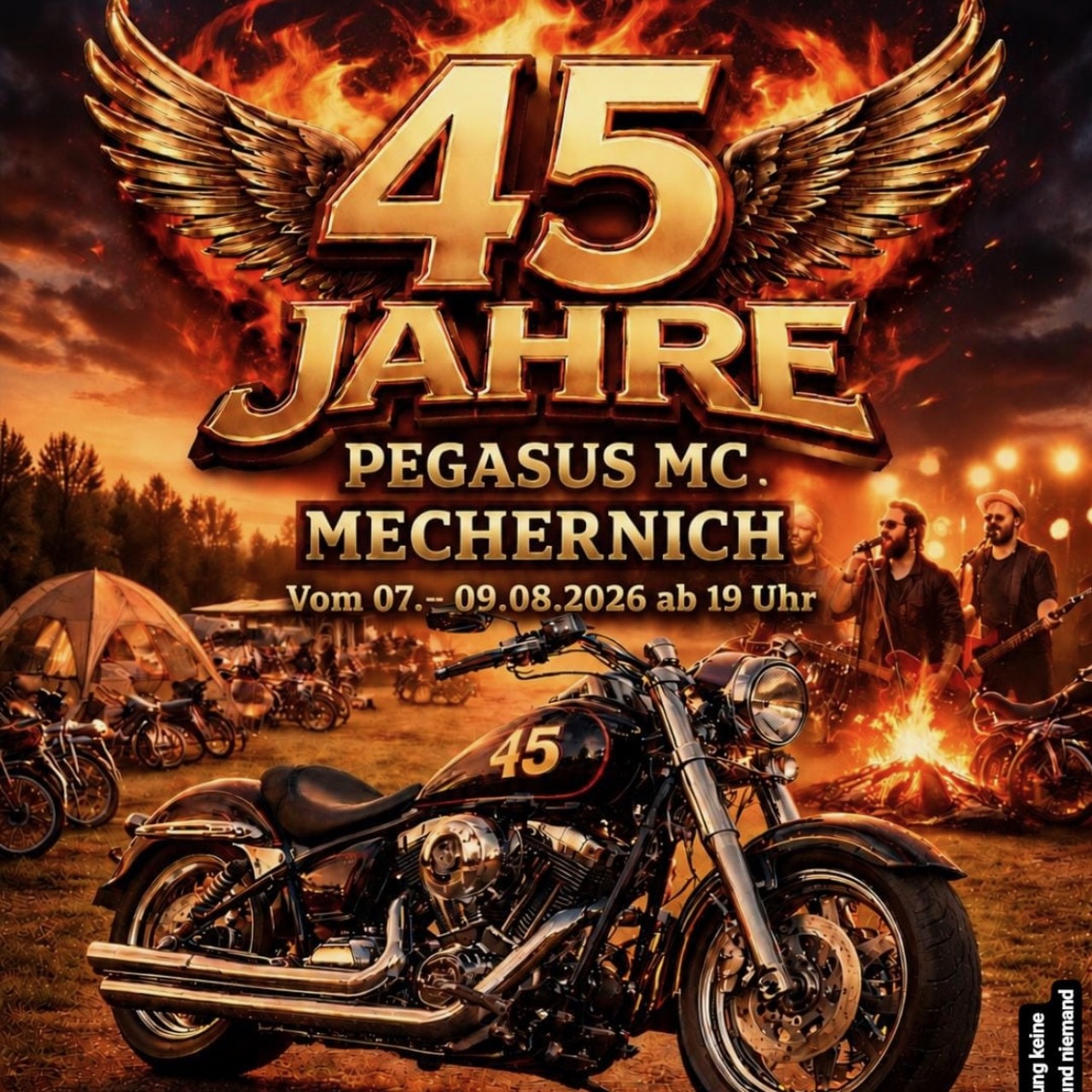 45 Jahre MC Pegasus – Weyer feiert eines der rockigsten Feste im Ort