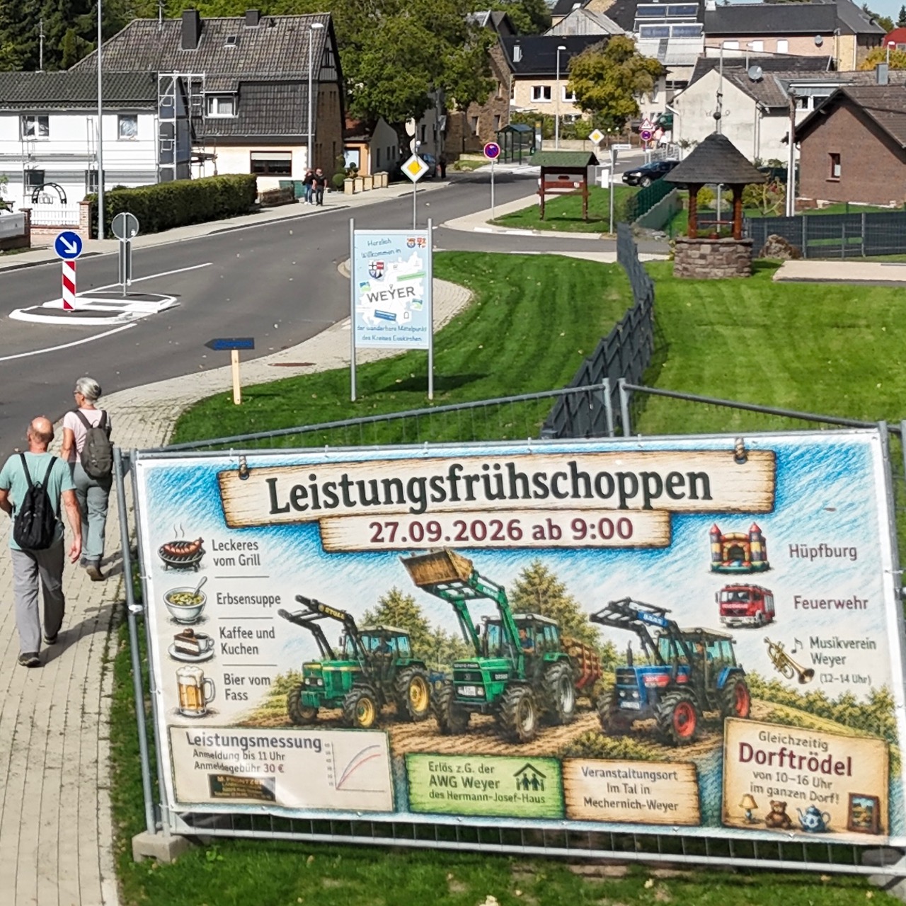 Dorftrödel, Traktoren und gute Stimmung: Viel los in Weyer