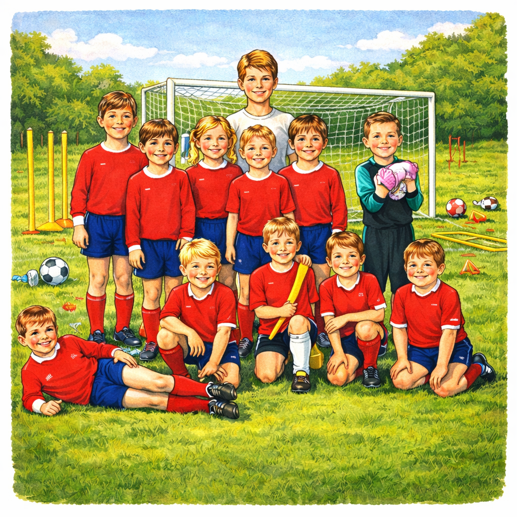 Kindersport und Kinderfußball